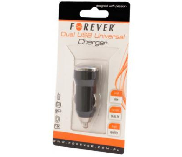 Forever Ładowarka samochodow 2w1 1A/2A - 1423511 - zdjęcie 2